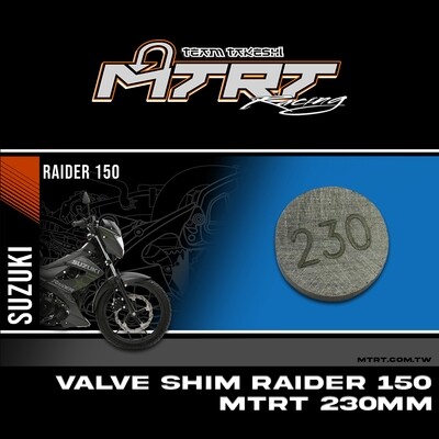 VALVE SHIM RAIDER150CBR MTRT 230mm