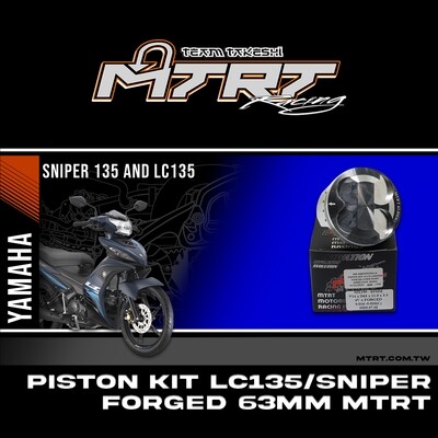 PISTON  KIT  LC135/SNIPER  Forged 63MM MTRT