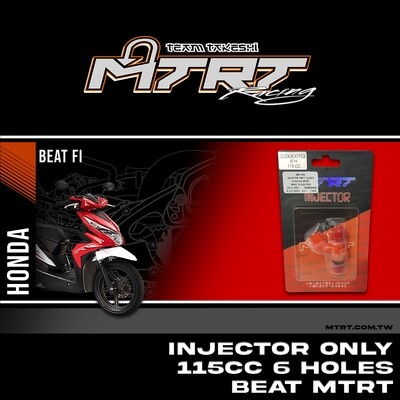 INJECTOR ONLY 115CC 6HOLES  BEAT/CLICK/PCX   MTRT