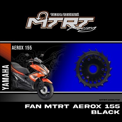 FAN AEROX155 NMAX155  BLACK MTRT