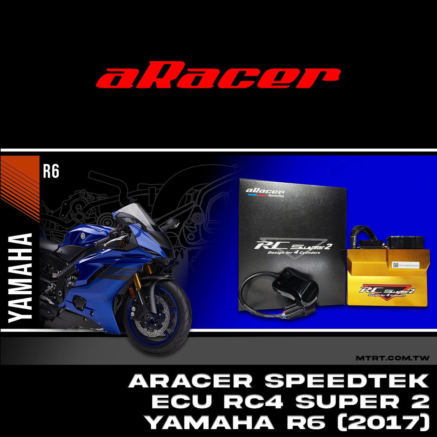 ARACER speedtek ECU RC4 SUPER2 YAMAHA R6 (2017)