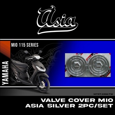 VALVE COVER MIO ASIA  SILVER  2pc-set