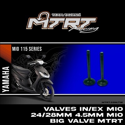 VALVES IN/EX MIO 24/28mm 4.5MM MIO big valve MTRT