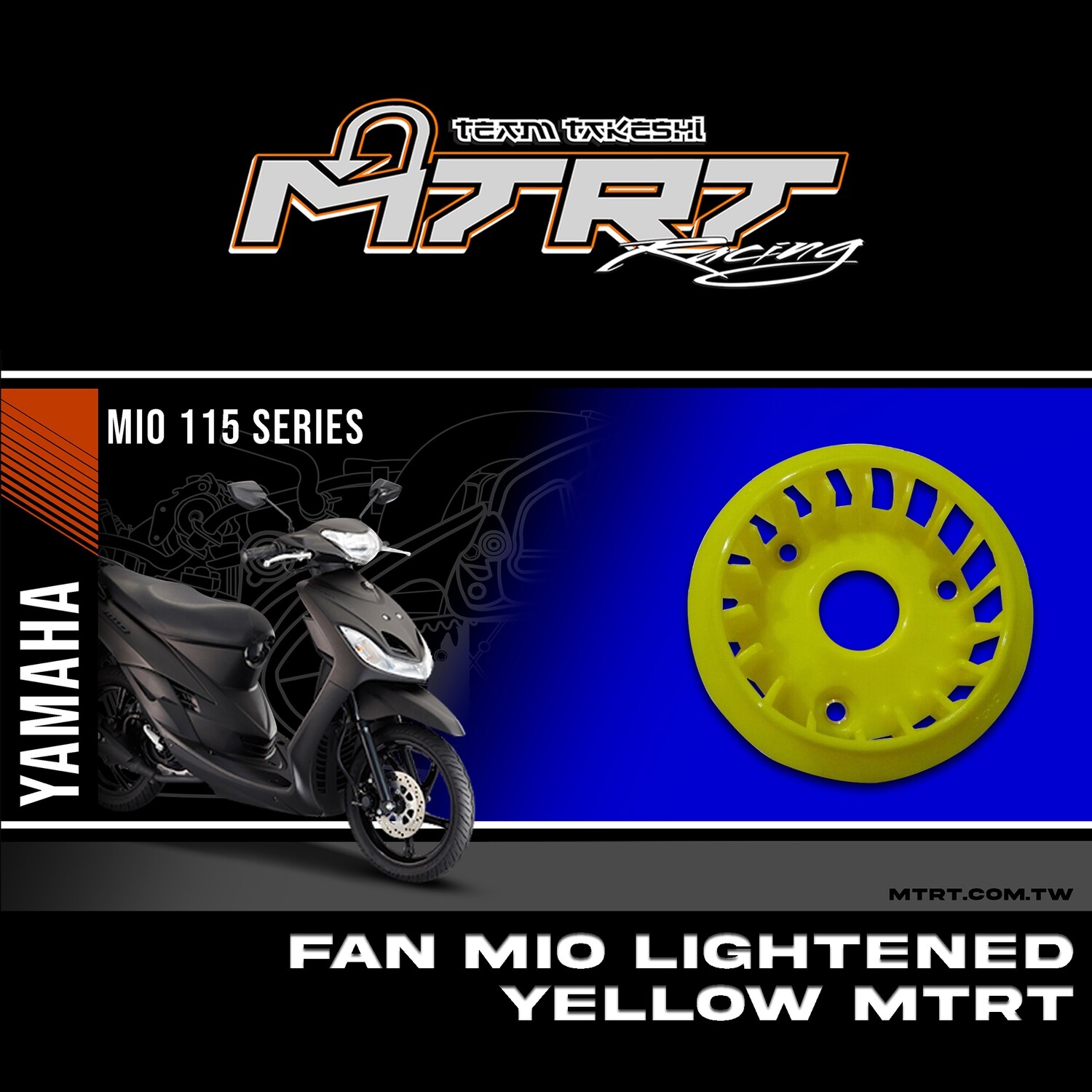 FAN  MIO Lightened Yellow MTRT