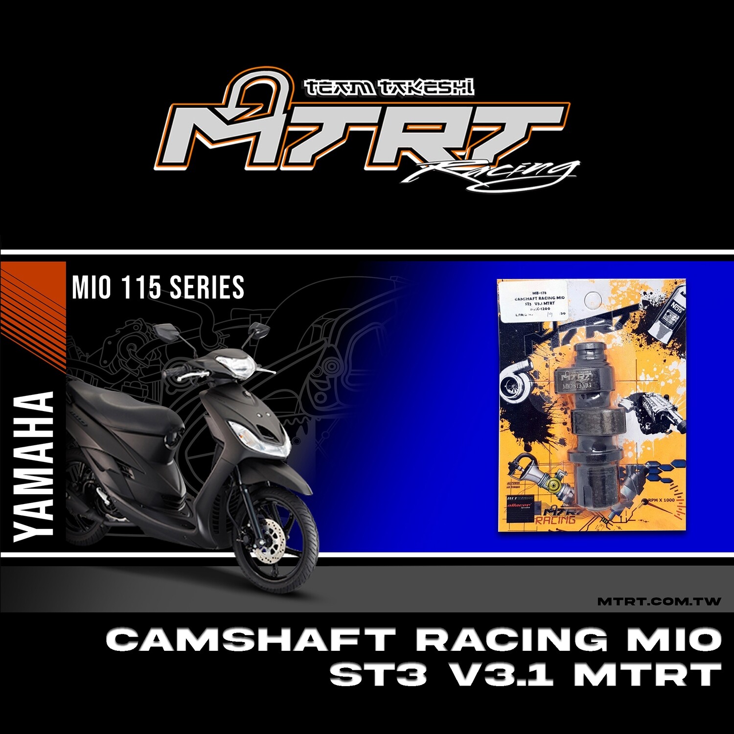 CAMSHAFT RACING MIO ST3 V3.1 MTRT