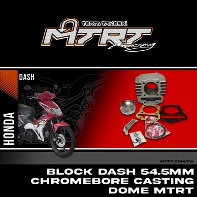 BLOCK DASH 54.5MM Chromebore Casting DOME MTRT