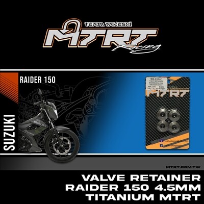 Valve Retainer Raider150 4.5mm titanium MTRT