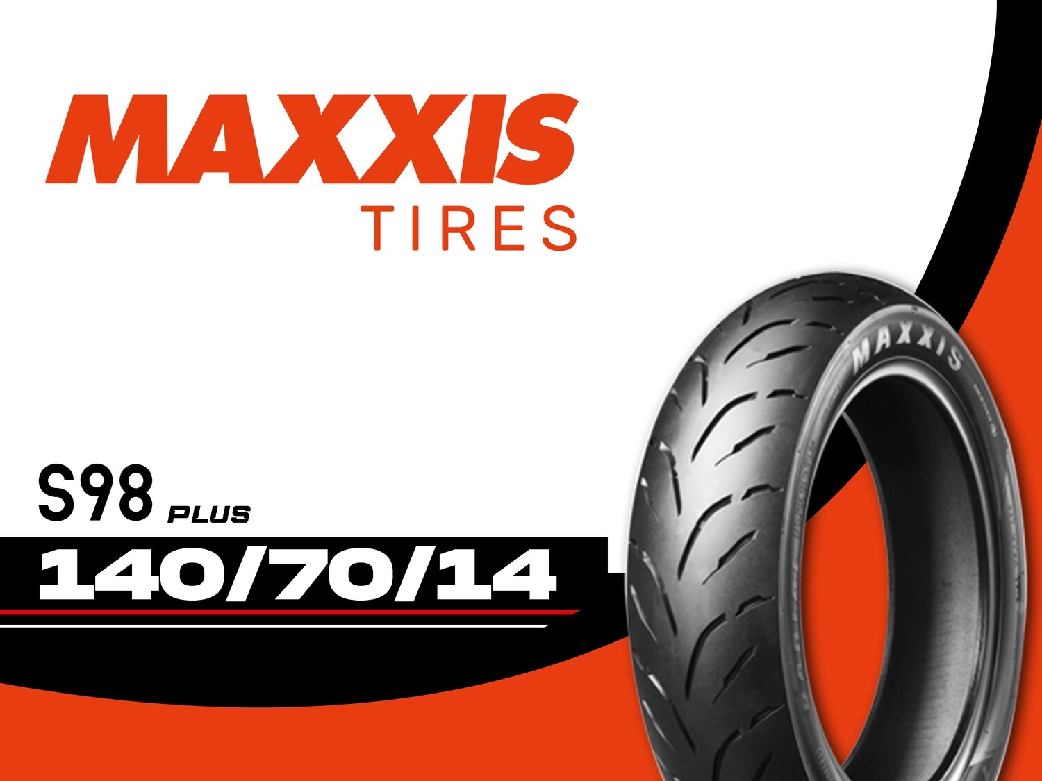 MAXXIS TIRE S98 plus 140/70/14
