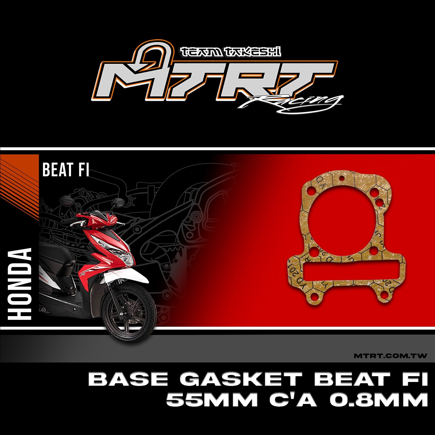 Base Gasket Beat Fi 55MM C&#39;A 0.8mm