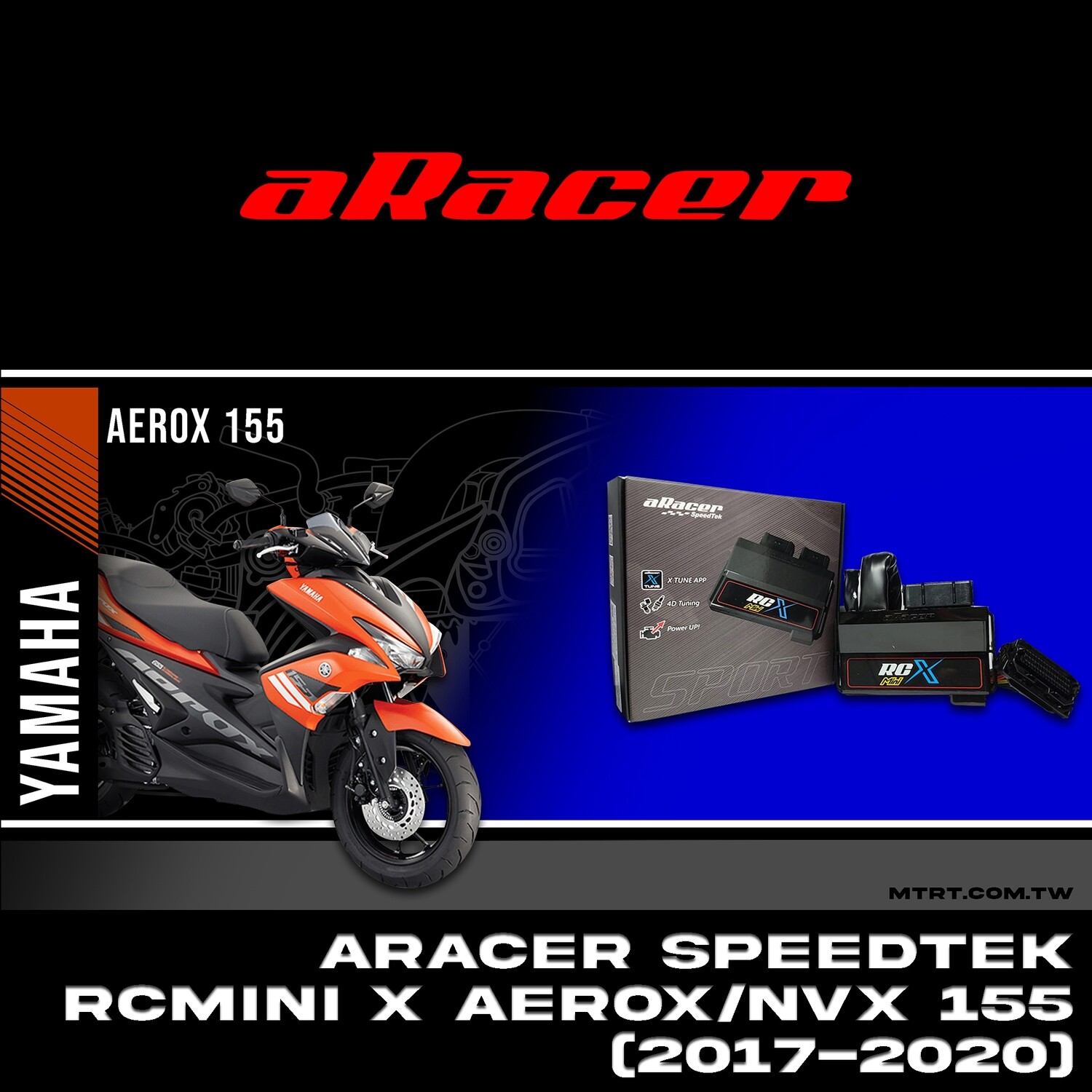 RACER SpeedTek RC Mini X Aerox / NVX 155 (2017-2020)