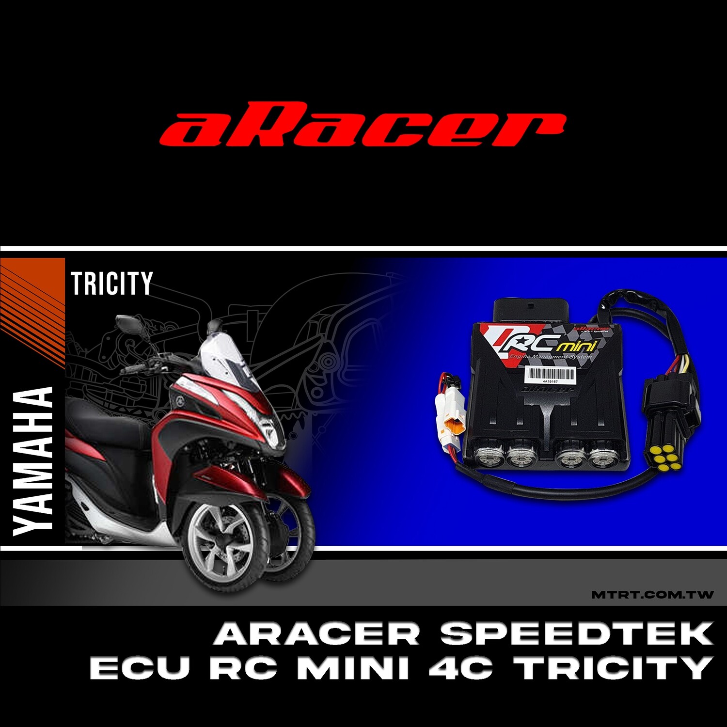 (4A-0349) ARACER speedtek ECU RC Mini 4C TRICITY