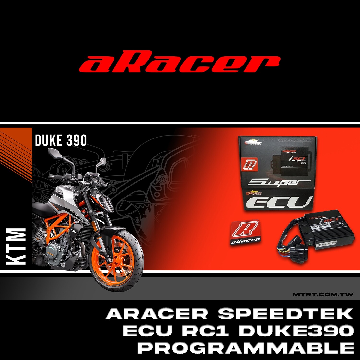 ARACER SPEEDTEK ECU RC1 SUPER PROGRAMMABLE (DUKE 390)