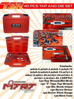 TOOLS TAP DIE SET (HAND TAP TOOLS)