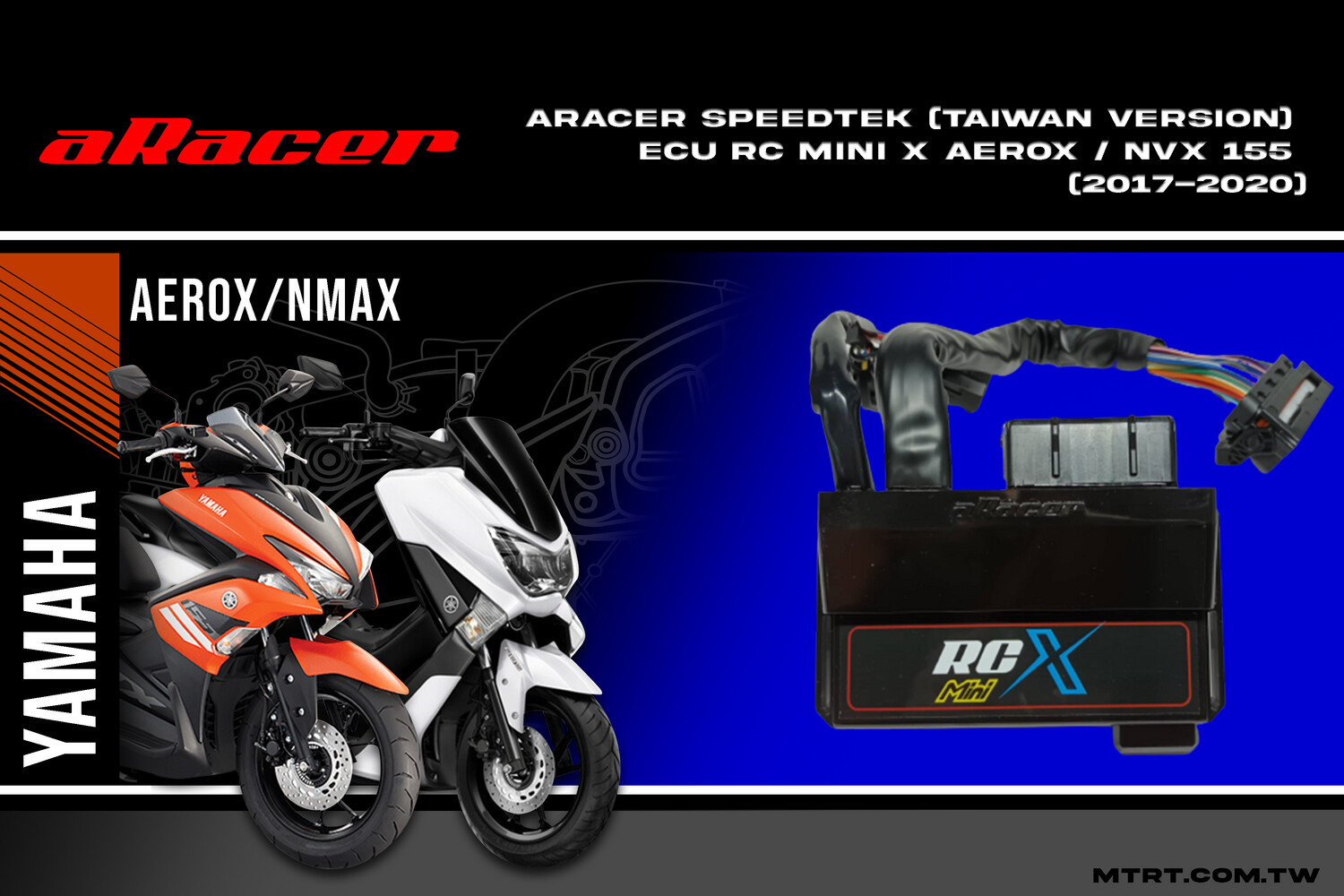 ARACER SpeedTek(Taiwan version) ECU RC Mini X Aerox / NVX 155 (2017-2020)