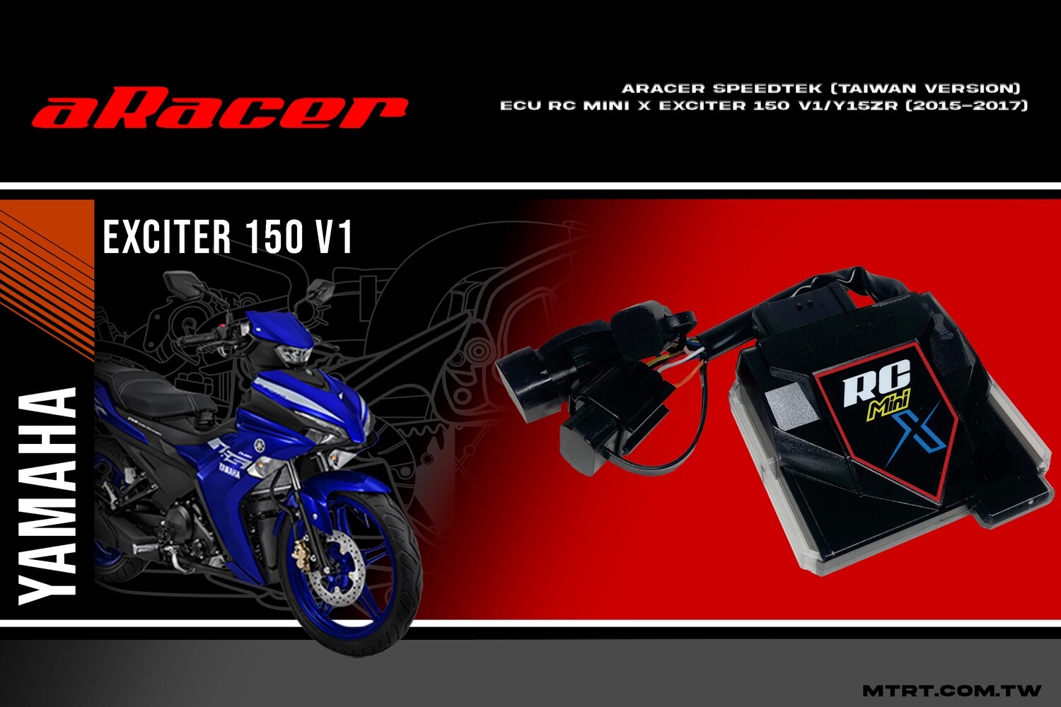 ARACER SPEEDTEK (TAIWAN VERSION) ECU RC MINI X EXCITER 150 V1/Y15ZR (2015-2017 )