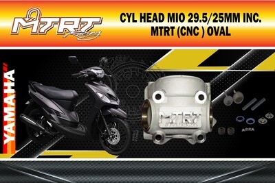 BIG VALVE HEAD MIO 29.5/25mm CNC OVAL incomplete MTRT