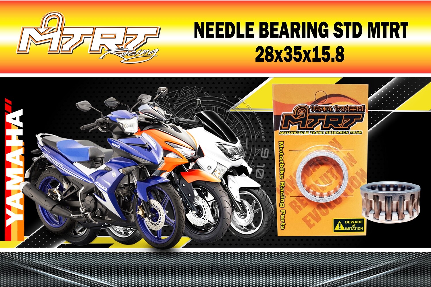 NEEDLE BEARING 28X35X15.8 LC135/MXKING150/AEROX/NMAX MTRT