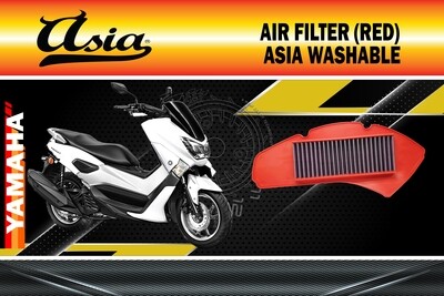 AIR FILTER NMAX155 (RED) ASIA WASHABLE
