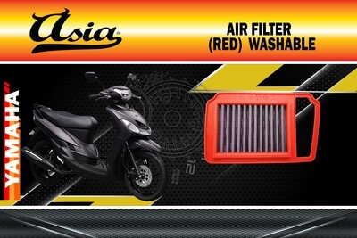 AIR FILTER MIO1 2 SPORTY (RED) ASIA WASHABLE