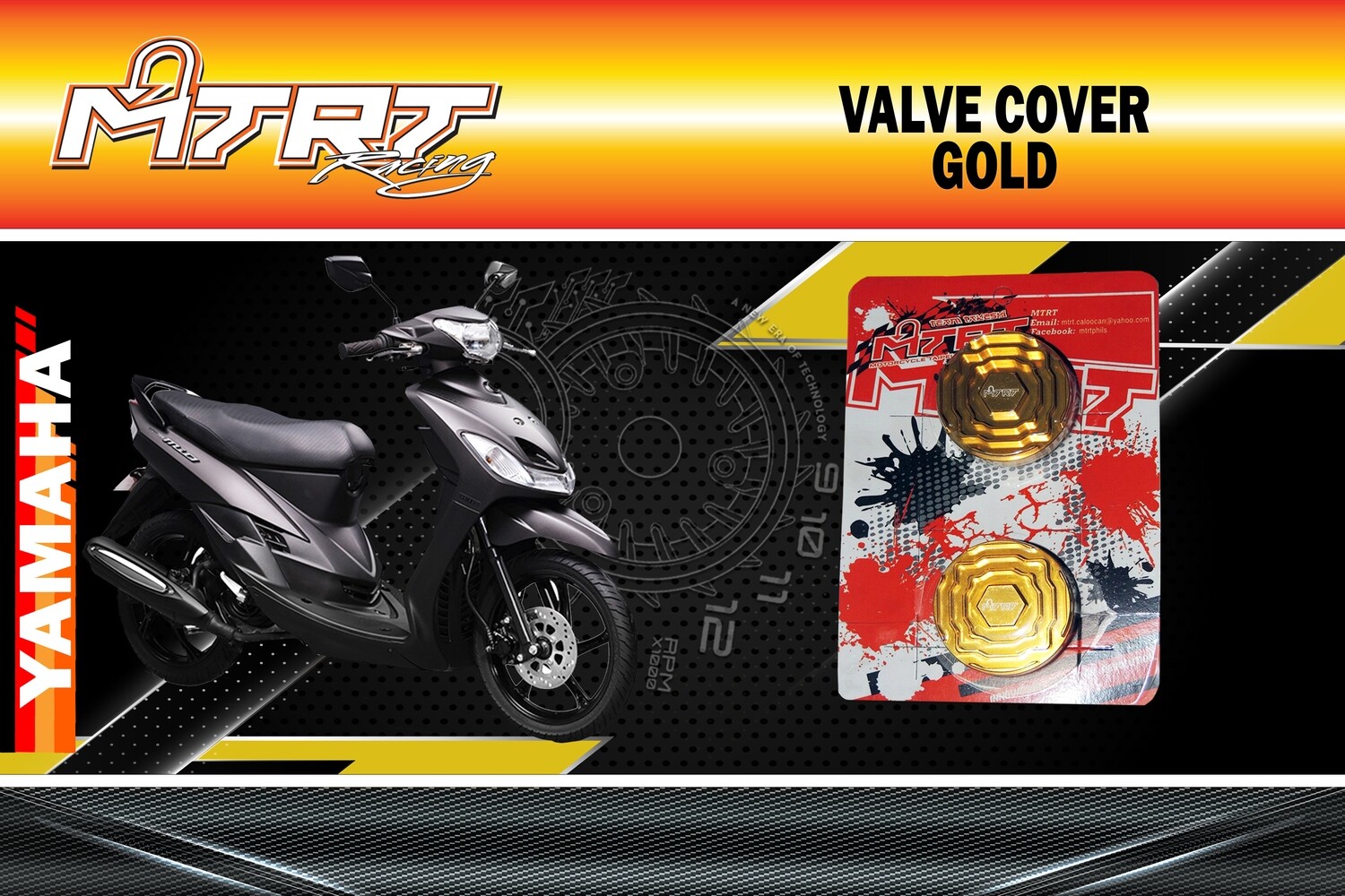 VALVE COVER GOLD MIO 2V MTRT