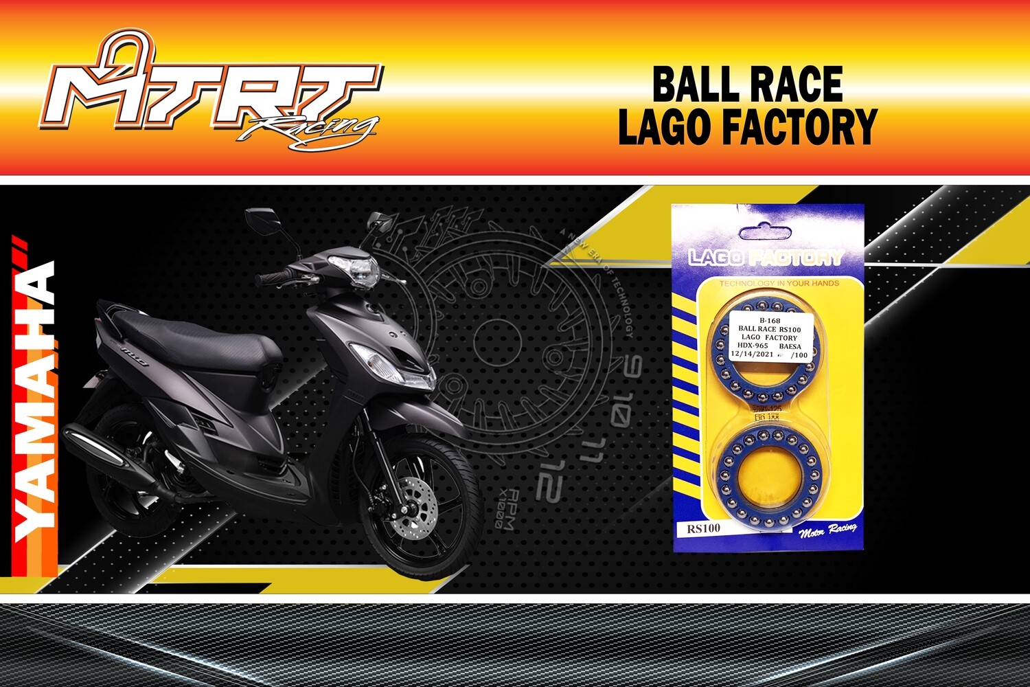 BALL RACE MIO/Mio-i125 "LAGO FACTORY"