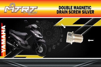 DOUBLE MAGNETIC DRAIN SCREW SILVER MIO MTRT