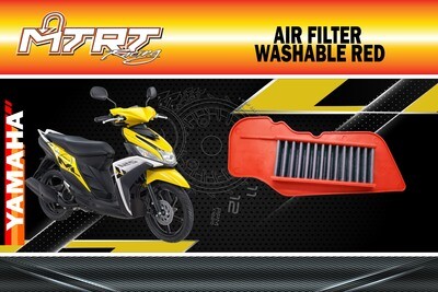 AIR FILTER MIOi125 M3 (RED) ASIA WASHABLE