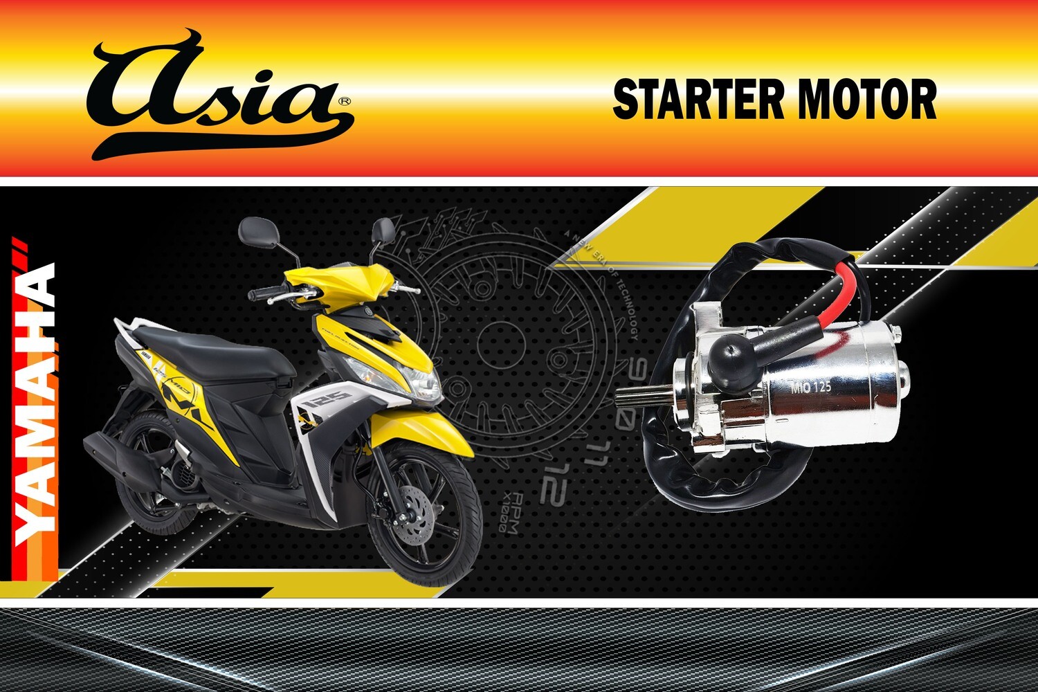STARTER MOTOR MIOi125 ASIA