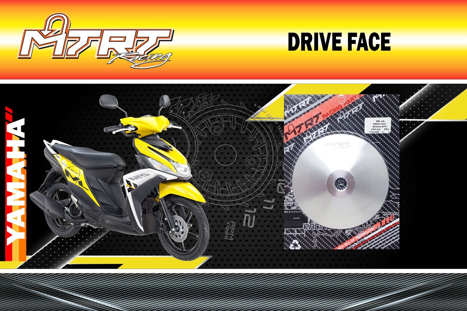 DRIVE FACE  MIOi125 MTRT