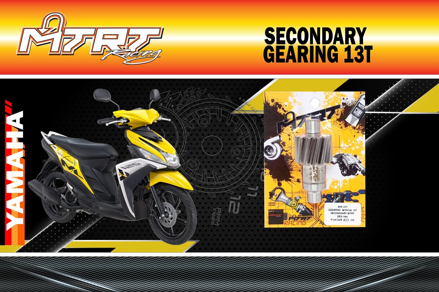 SECINDARY GEARING 13t mio i 125 / m3 MTRT
