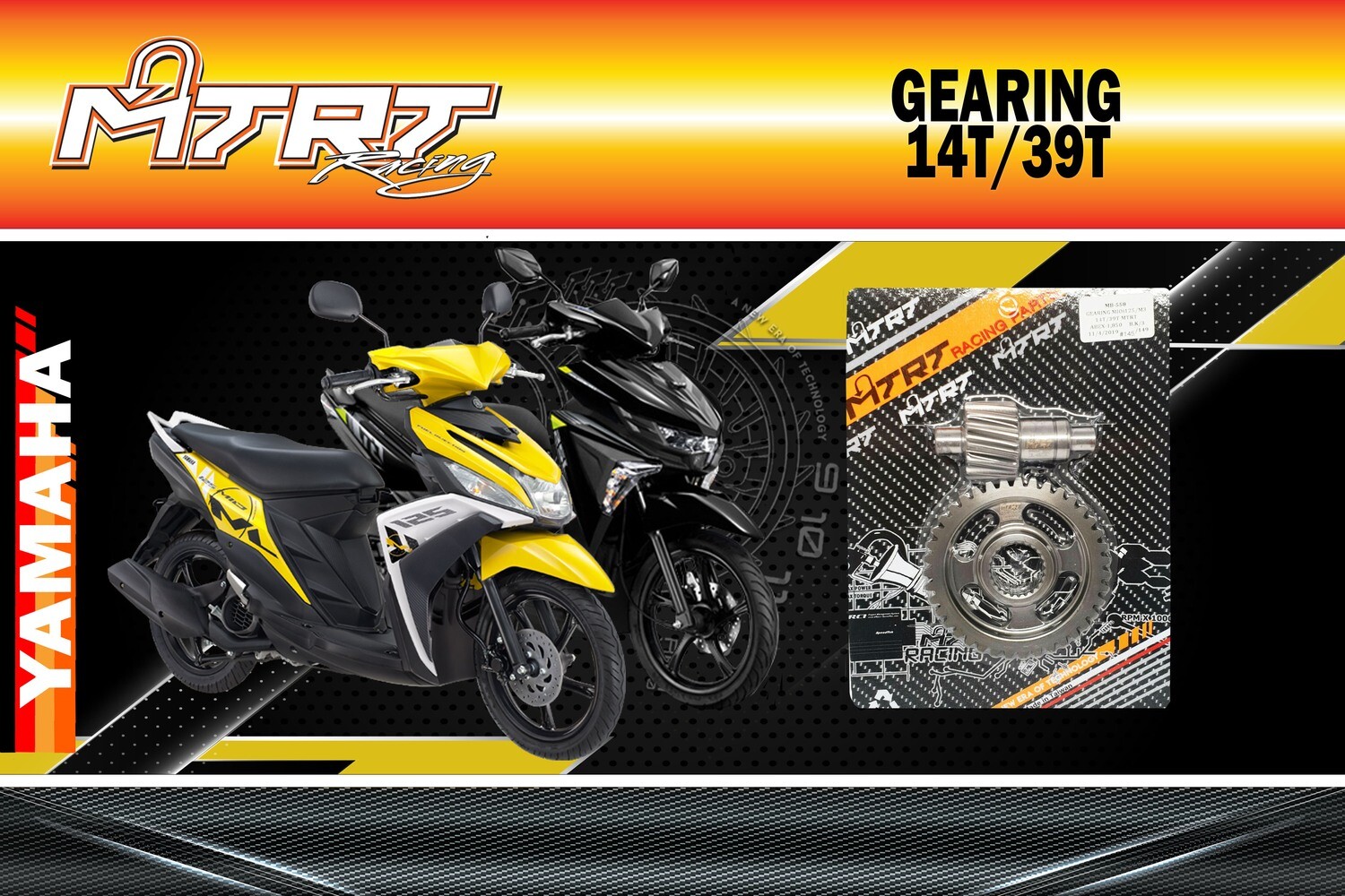 GEARING  MIOi125/M3  14T/39T