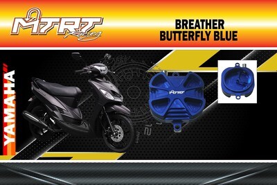BREATHER COVER MIO 4v MTRT Blue BUTTERFLY