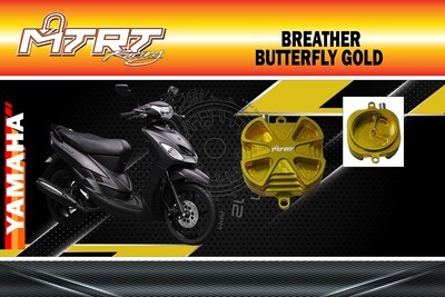 BREATHER COVER MIO 4v MTRT Gold BUTTERFLY