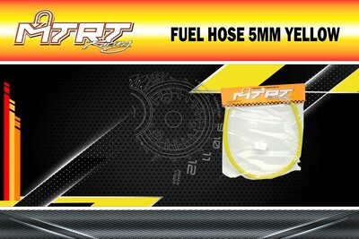 FUEL HOSE 5MM YELLOW MTRT