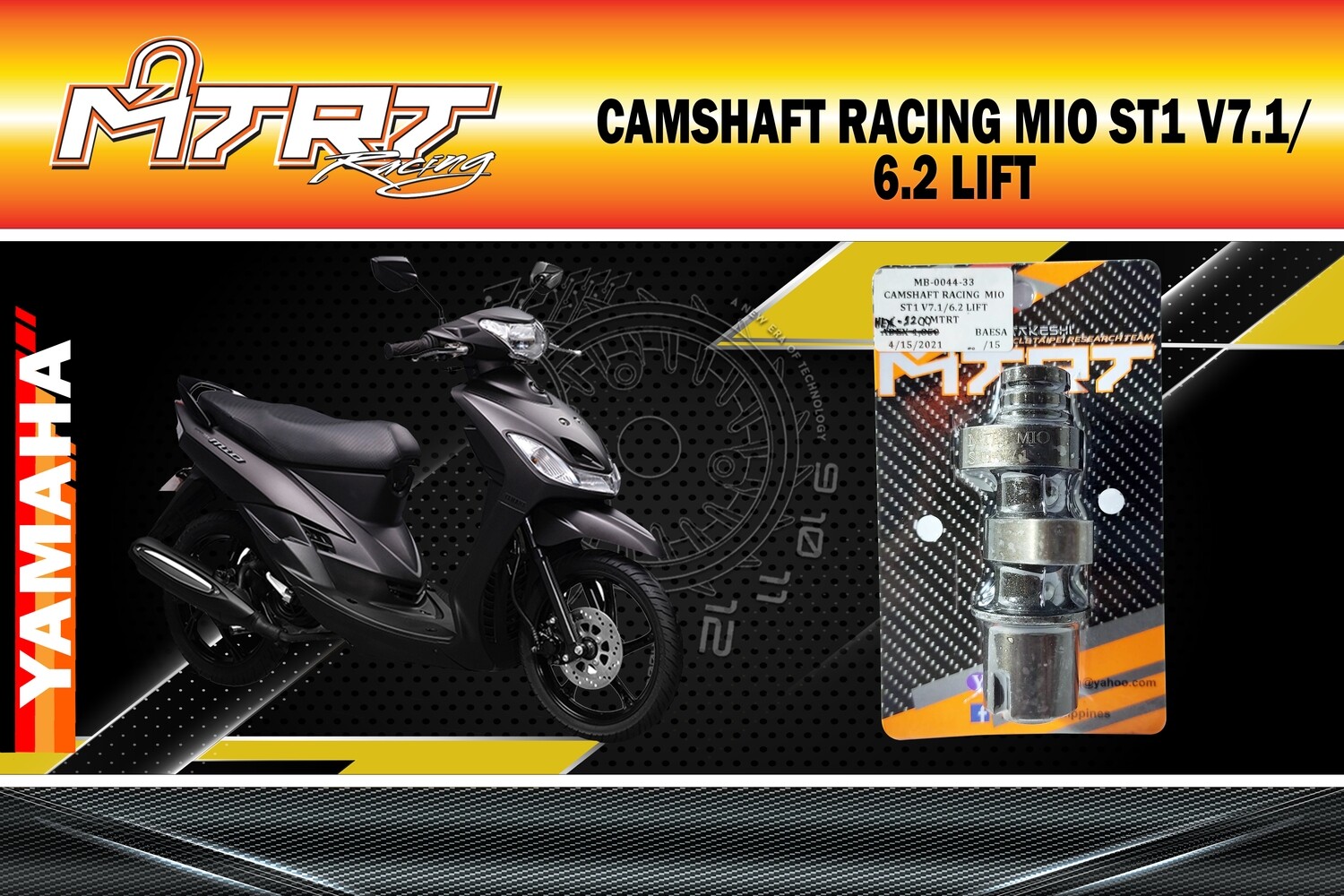 CAMSHAFT Racing MIO ST1 V7.1/6.2 lift MTRT