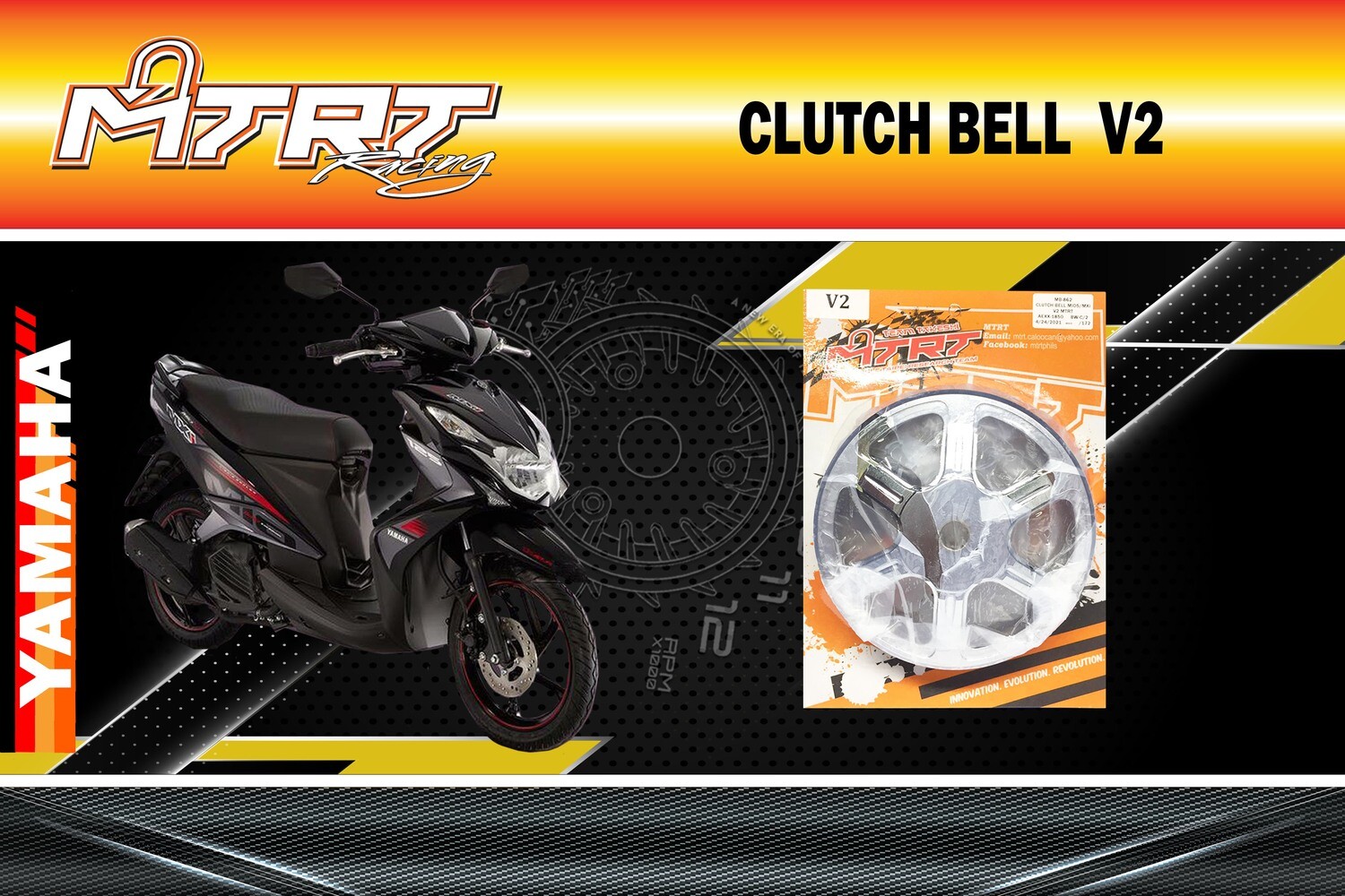 CLUTCH BELL MIO5/MXI  V2  MTRT