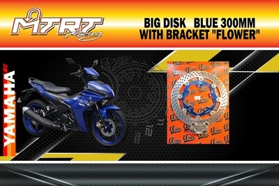 BIG DISK SNIPER MXKing BLUE 300MM with bracket ASIA "FLOWER"