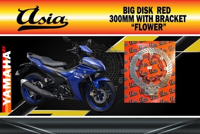 BIG DISK SNIPER Mxking RED 300MM with Bracket ASIA "FLOWER"