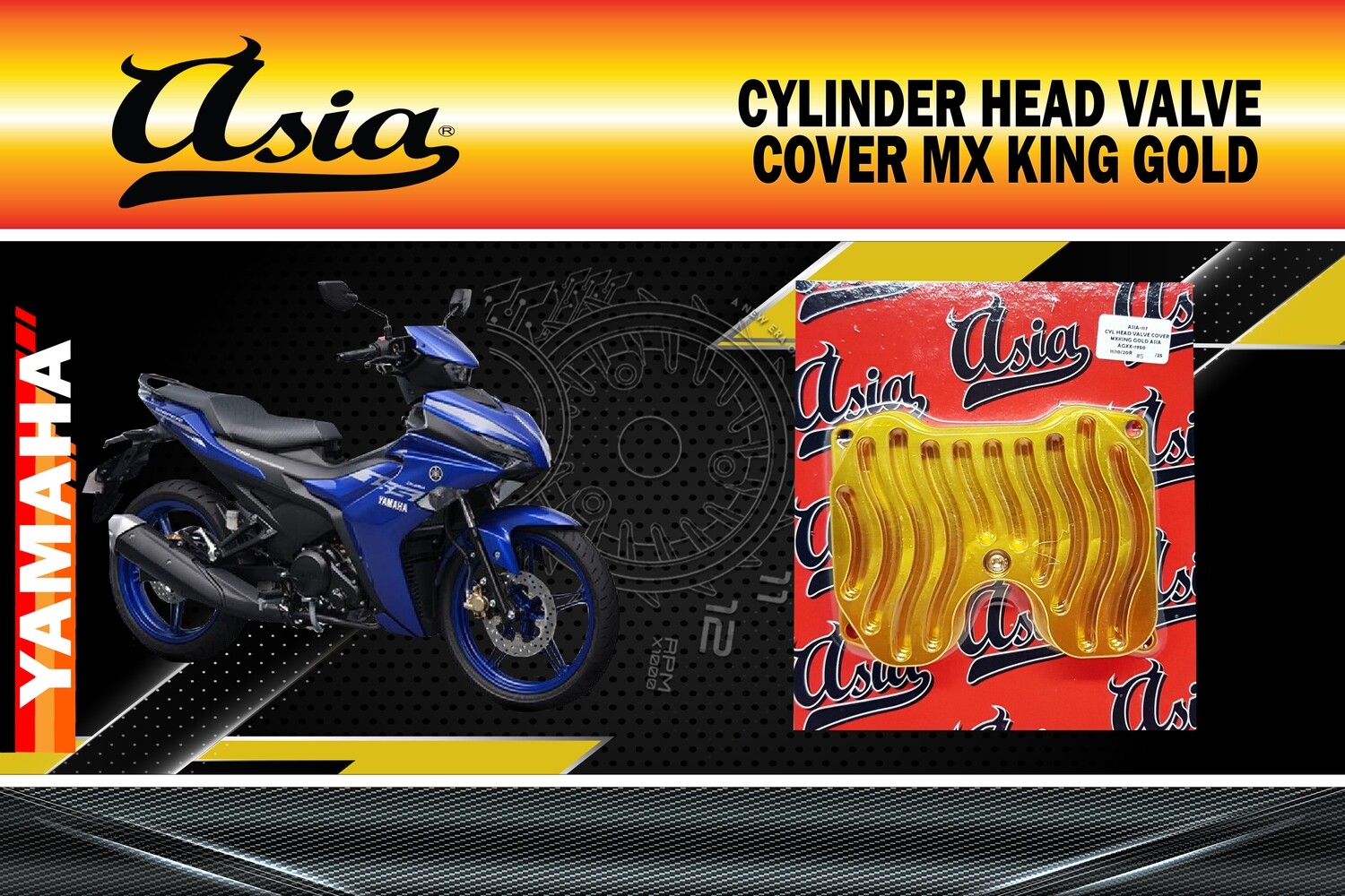 CYLINDER HEAD VALVE COVER GOLD