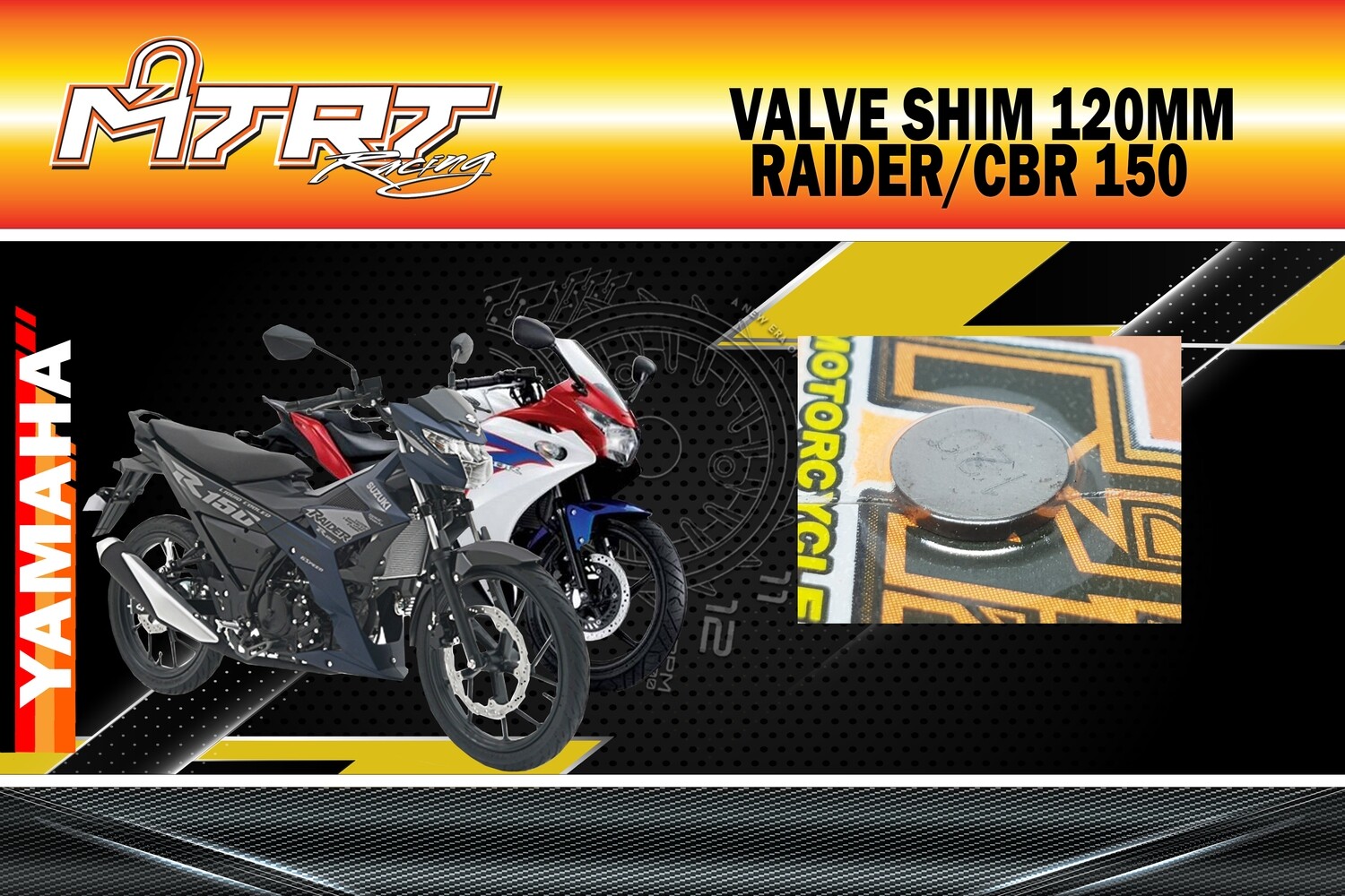VALVE SHIM RAIDER150/CBR MTRT 120mm
