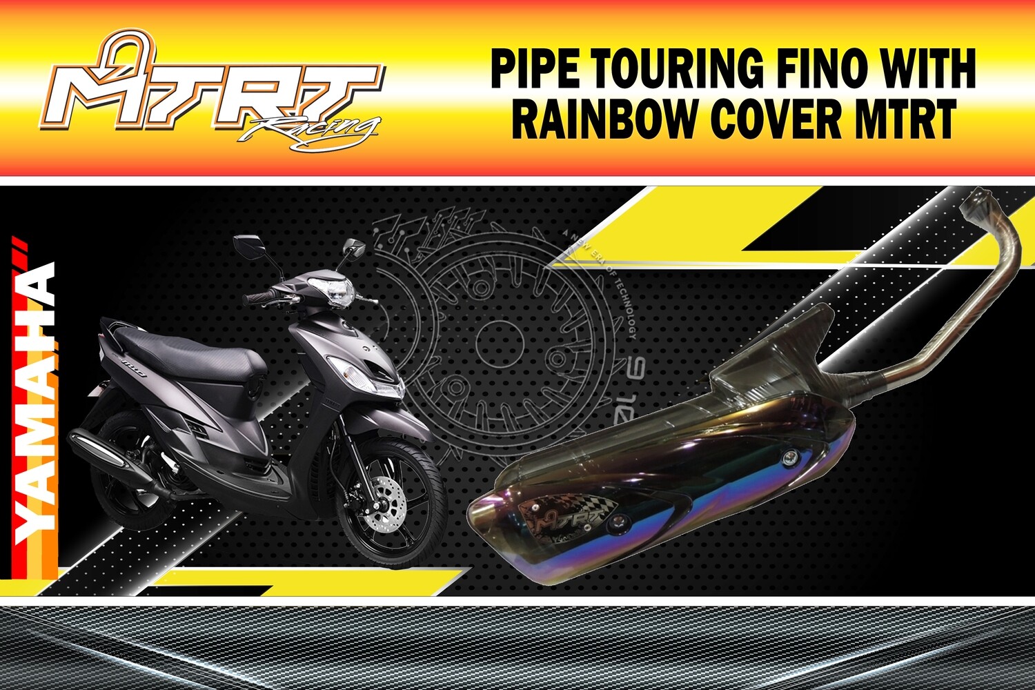 PIPE TOURING FINO with rainbow cover MTRT