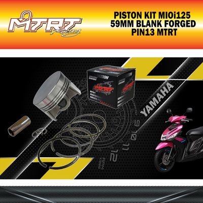 PISTON KIT MIOi125 59MM BLANK FORGED MTRT