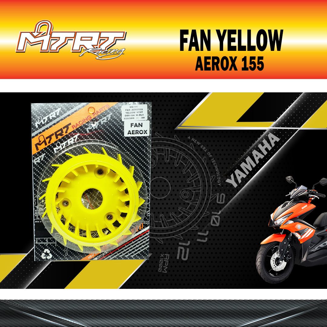 FAN AEROX155 NMAX155  YELLOW MTRT