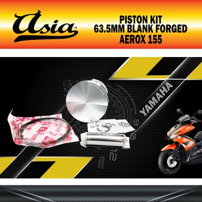 PISTON KIT 63.5MM BLANK FORGED AEROX155/NMAX155 V1 MTRT