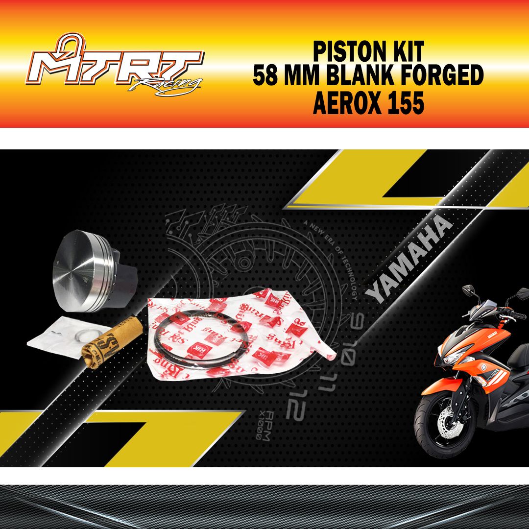 PISTON KIT AEROX/NMAX 58mm Blank Forged MTRT