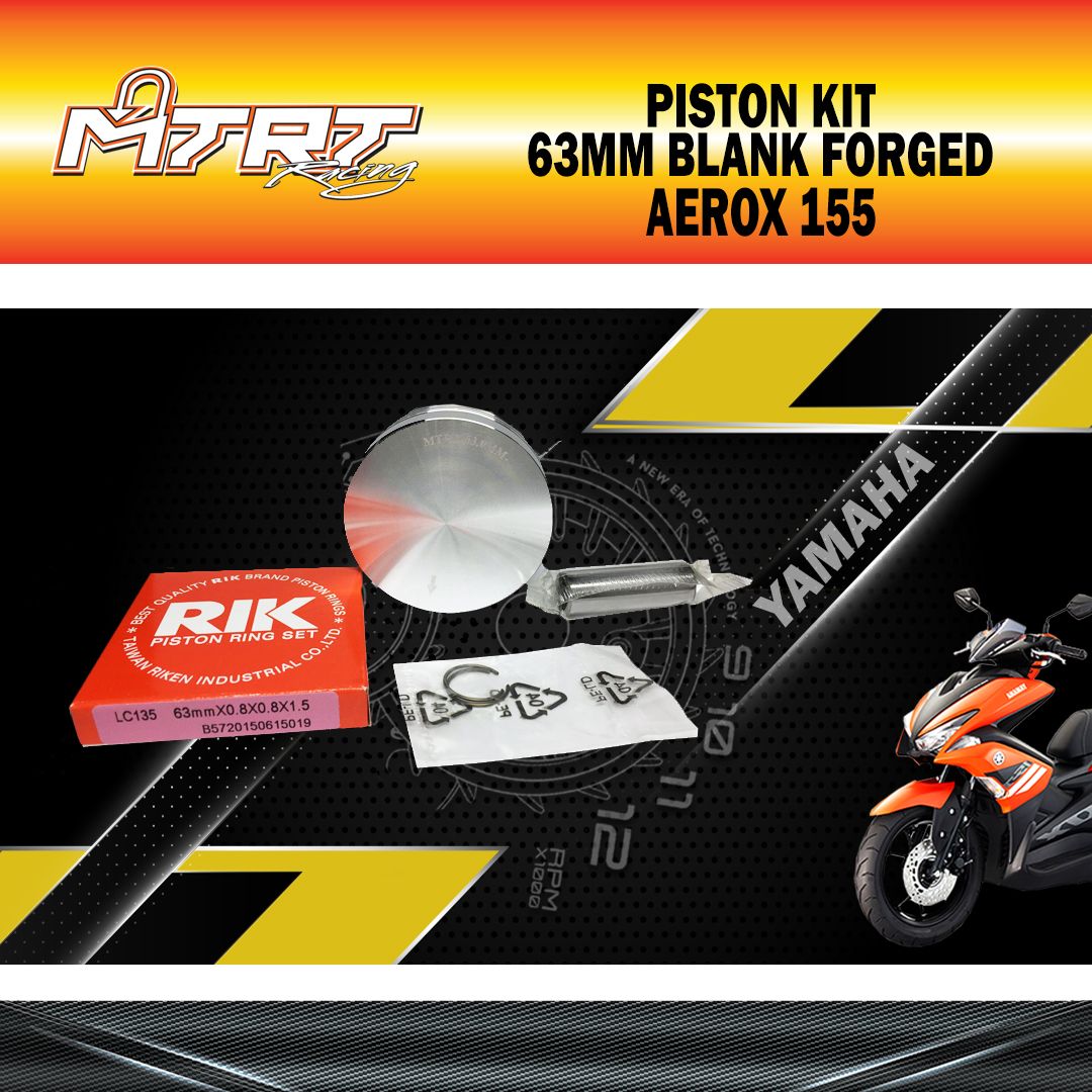 PISTON KIT 63MM BLANK AEROX/NMAX FORGED MTRT