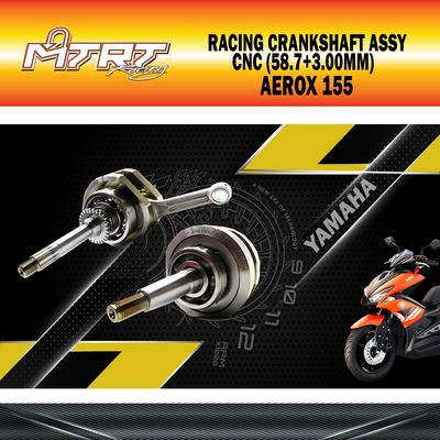 RACING CRANKSHAFT ASSY AEROX155 CNC (58.7+3.00MM)