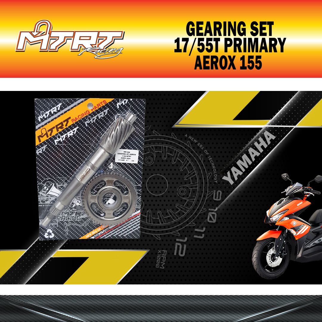 GEARING SET AEROX155 MTRT 17/55T primary
