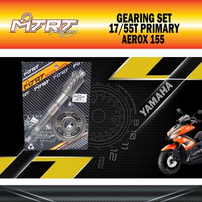 GEARING SET AEROX155 MTRT 17/55T primary