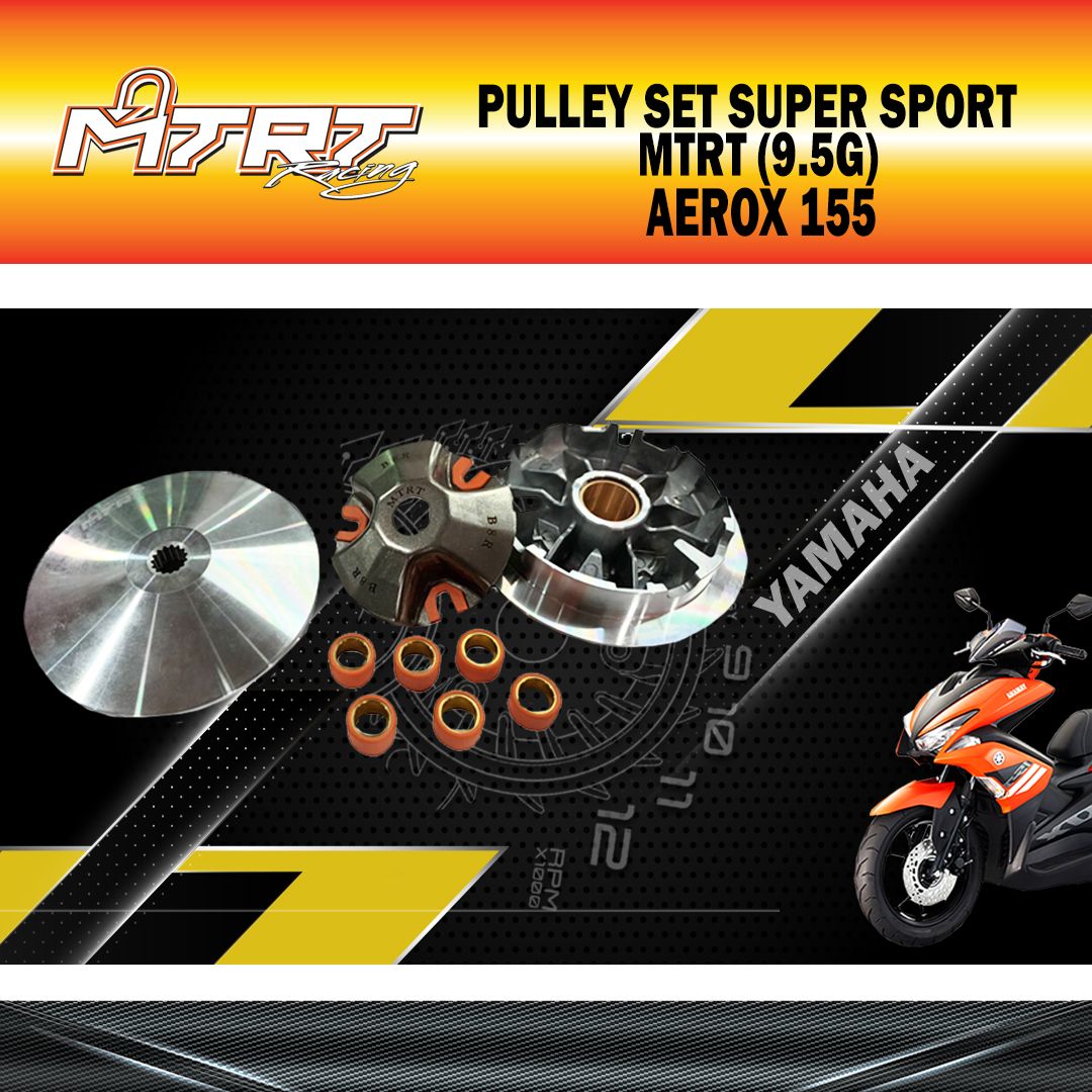PULLEY SET SUPER SPORT Version  AEROX155/NMAX2020   MTRT (9.5g) 4/30/2022